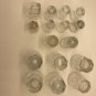 Shot Glasses Set vintage multiple sizes 16 total Retro collectibles
