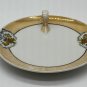 Noritake Vintage Plate teacup saucer hand painted gold flowers white