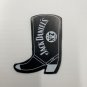 Jack Daniels Flag Old No 7 black whiskey Cowboy Boot Magnet Keychain