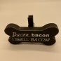 Dog Photo Frame clip bone shape I Woof You I Smell Bacon plush doggie