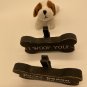 Dog Photo Frame clip bone shape I Woof You I Smell Bacon plush doggie