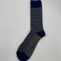 Alfani Socks 4 Pair Navy Moisture-Wicking Dress Work printed blue gray