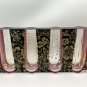 Champagne Glasses Christian Siriano Set 4 Decorative Gold Flutes drink tumblers
