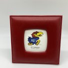 Jayhawk Print signed Hal Sandy 2009 KU Libraries University Kansas red frame