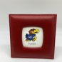 Jayhawk Print signed Hal Sandy 2009 KU Libraries University Kansas red frame
