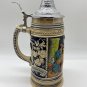 German Beer Stein Mugs Set Heidelberg Lebenskraft vintage collectibles