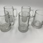 5 Glass Mugs handle drinking beer glasses Ships designs schooner clipper