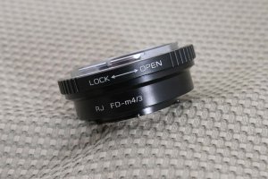 CANON FD TO MICRO 4/3 m4/3  LENS ADAPTER G1 E-P1 USA