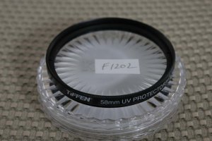 TIFFEN AUTH 58mm UV PROTECTOR LENS FILTER USA F1202
