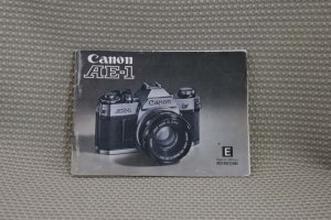 CANON AE-1 ORIGINAL INSTRUCTION BOOK OWNERS MANUAL B294