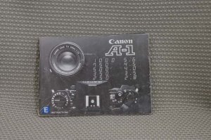 CANON A-1 INSTUCTION BOOK OWNERS MANUAL - B301