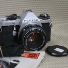 PENTAX ME SUPER 35mm FILM CAMERA w/ 50mm f/2 LENS EX+