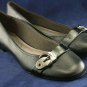 JOAN & DAVID BLK LEATHER FLATS SHOES 6.5 M MINT