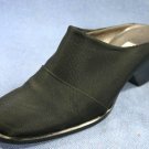 ETIENNE AIGNER WINNIPEG BLACK FABRIC MULES CLOGS 6.5 M