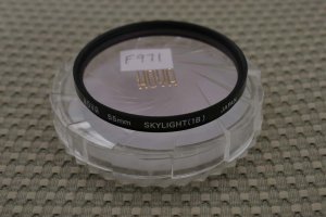 HOYA AUTH 55mm SKYLIGHT (1B) LENS FILTER  F971