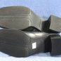 NATURALIZER BLACK LEATHER MID-HEEL MULES 7.5 M MINT
