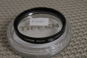 TIFFEN AUTH 49mm UV HAZE-1 LENS FILTER USA F1140