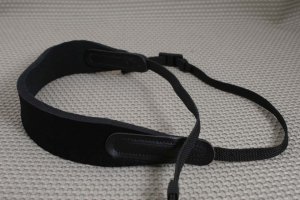 OP/TECH BLACK NEOPRENE CAMERA STRAP CANON NIKON PENTAX