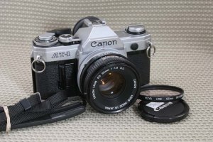 CANON AT-1 MANUAL VERSION of AE-1 Camera 50mm Lens EX++
