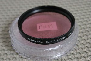 NIKON AUTH 52mm CC30R CORRECTION FRONT LEN FILTER F1139