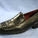 ANN TAYLOR WOMEN'S BLACK LEATHER LOAFERS SHOES 5 M MINT