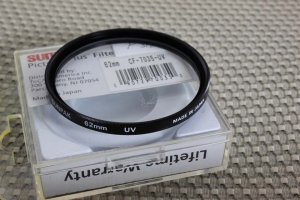 SUNPAK 62mm UV HAZE FRONT  LENS FILTER F518