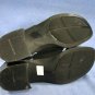 NATURALIZER BLACK LEATHER & FABRIC SLINGBACK SANDALS 11