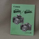 CANON EOS REBEL X S INSTRUCTION BOOK OWNERS - B247