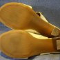 KENNETH COLE WHITE LEATHER SLIDES HEELS SANDALS 7.5 M