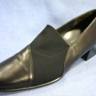 THERESIA M. WOMENS BLACK LEATHER PUMPS EU 8.5 US 11 M