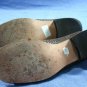 TALBOTS BROWN WOVEN LEATHER OPEN-TOE FLATS 7.5 N