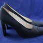 STUDIO DELMAN BLK SATIN HIGH HEEL EVENING PUMPS 7 M EUC
