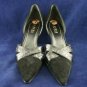 RALPH LAUREN BLACK LEATHER D'ORSAY PUMPS 7 B EUC