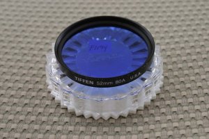TIFFEN AUTH 52mm 80A COLOR CORRECTION LENS FILTER F1194