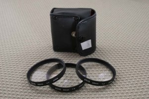 HOYA AUTH 55mm +1/2/4 DIOPTER CLOSE UP LENS FILTER SET