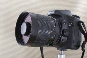CANON EOS EF MT 500mm MIRROR LENS By TAMRON SP  MINT