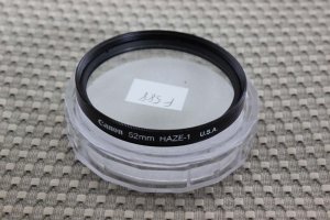 CANON AUTH 52mm Haze-1 UV HAZE FRONT LENS FILTER F588