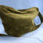 ANDRE CELLINI ITALIAN GREEN SUEDE HOBO BAG PURSE