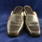 NORDSTROM WOMENS BRN LEATHER MULES PUMPS 8.5 M MINT