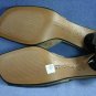 LIZ CLAIBORNE WOMENS TAUPE SUEDE SLIDES HEELS 9 M NEW