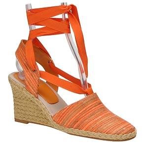LIFE STRIDE SASHA APRICOT ESPADRILLE SANDALS 5.5 M NEW