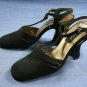 KENNETH COLE NEW YORK BLACK T-STRAP PUMPS 10 AA NEW