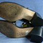 JOAN & DAVID TOO $175 BLACK ANKLE STRAP SANDALS 10 M