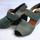 LUC BERJEN PARIS HIGH WEDGE SANDALS 38/7 M
