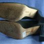 MARTINEZ VALERO BLACK FABRIC EVENING PUMPS 7 B EUC
