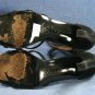 AMALFI WOMENS BLACK SATIN STRAPPY EVENING SANDALS 6 B
