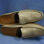 NINE WEST TAN LEATHER MULES HEELS SHOES 7.5 M MINT