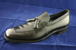 JOHNSTON & MURPHY MENS TASSEL LOAFERS DRESS SHOE 9.5 AA