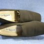L.K. BENNETT BROWN STRETCH FABRIC PUMPS 37/6.5 M EUC