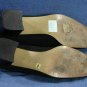 L.K. BENNETT BROWN STRETCH FABRIC PUMPS 37/6.5 M EUC